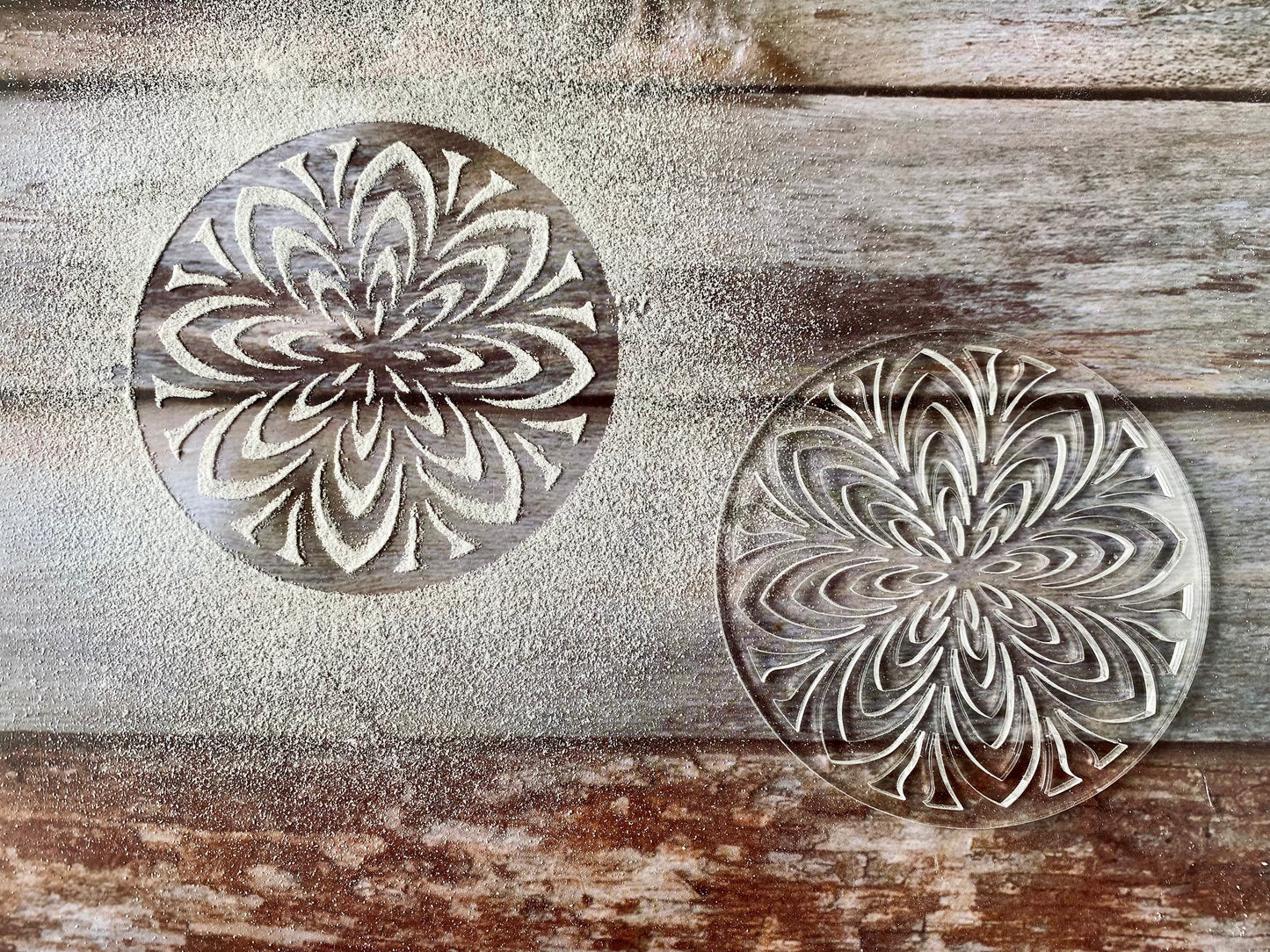NEW! Set of 4 stencils for sourdough bread art (Clear/Transparent - Set 2)