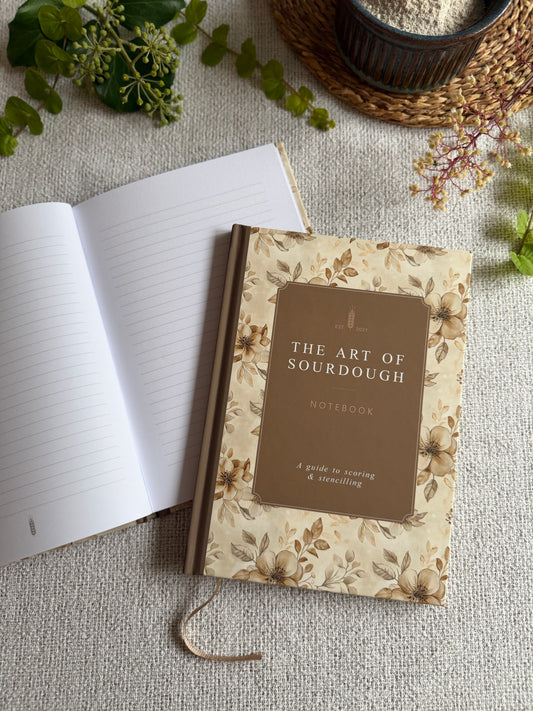 NEW IN! The Art Of Sourdough Notebook & Guide | Limited Botanical Edition | A5 Hardback