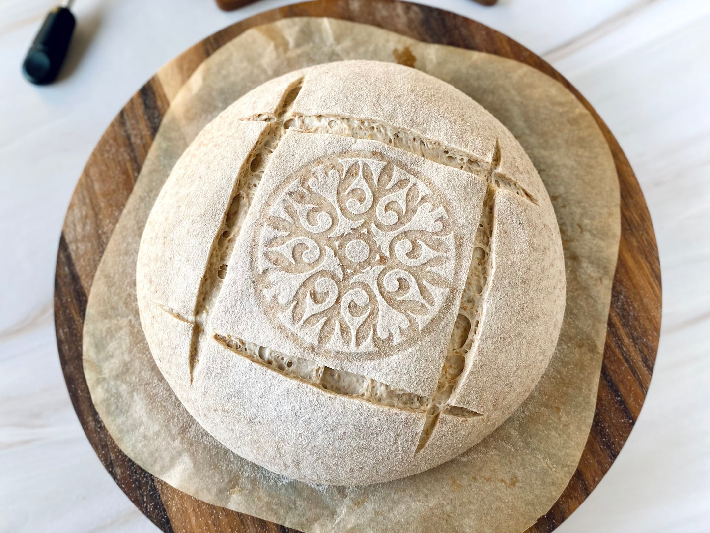 NEW! Set of 4 stencils for sourdough bread art (Clear/Transparent - Set 2)