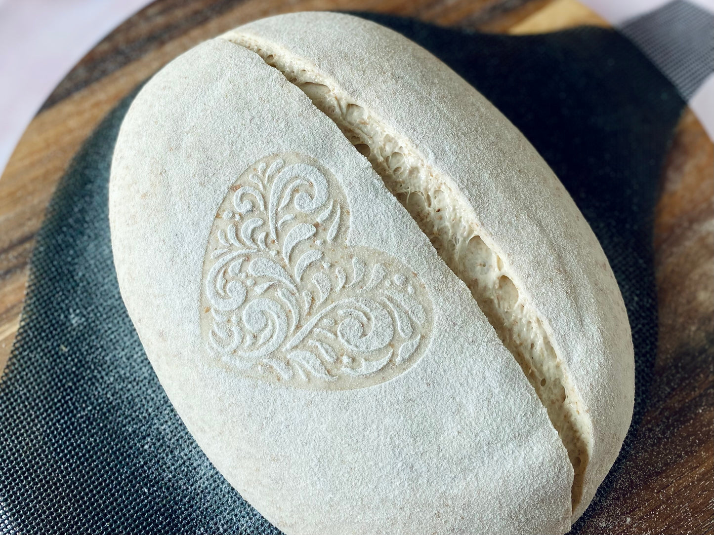 NEW! Set of 4 stencils for sourdough bread art (Hearts)