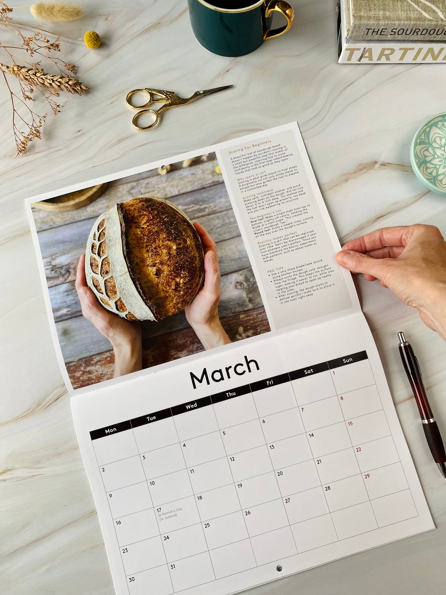 NEW!! 2026 Wall Calendar - The Art Of Sourdough