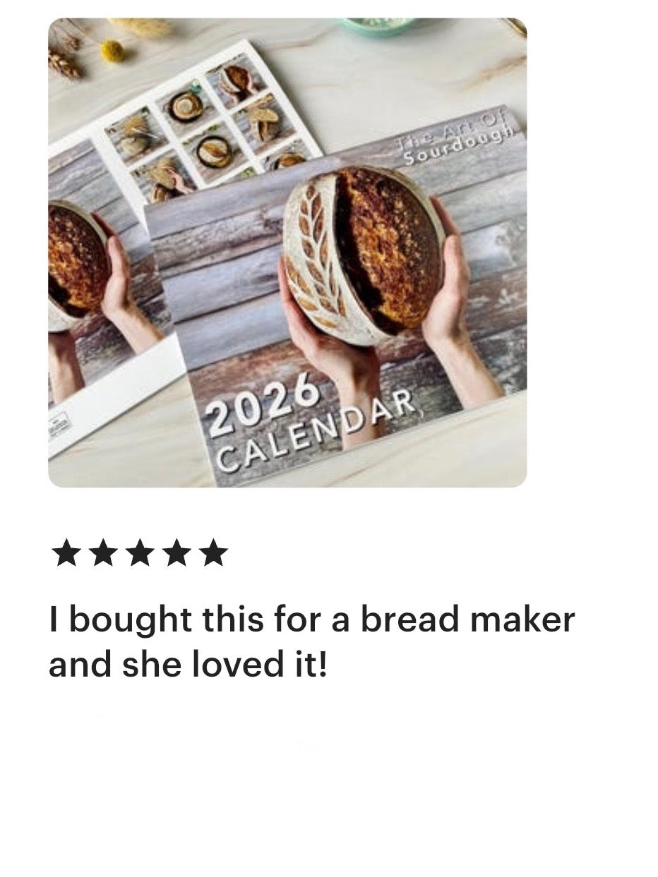 2026 Wall Calendar - The Art Of Sourdough