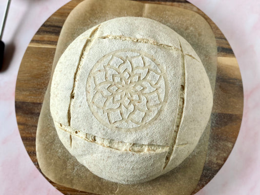 Set of 4 stencils for sourdough bread art (Geometric - Set A)