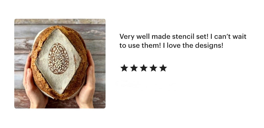 NEW! Special Edition Bread Stencils - Spring Collection (Set of 3)