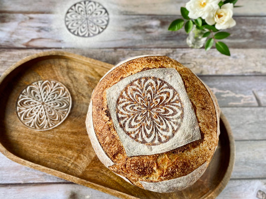 NEW! Set of 4 stencils for sourdough bread art (Clear/Transparent - Set 2)