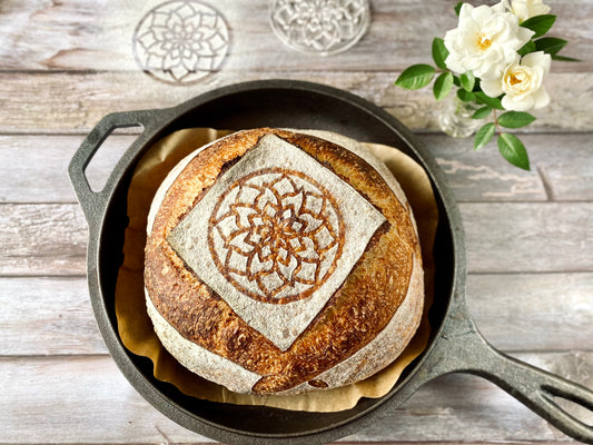 NEW! Set of 4 stencils for sourdough bread art (Clear/Transparent - Set 1)