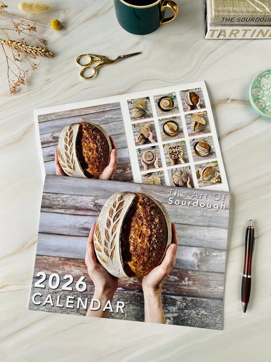 NEW!! 2026 Wall Calendar - The Art Of Sourdough
