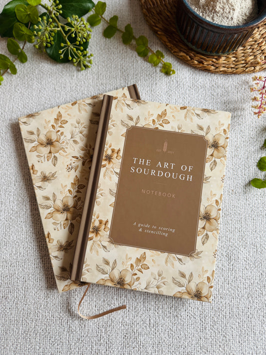 NEW IN! The Art Of Sourdough Notebook & Guide | Limited Botanical Edition | A5 Hardback